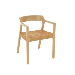 ARMCHAIR MM TEAKWOOD NATURAL 71    - CHAIRS, STOOLS